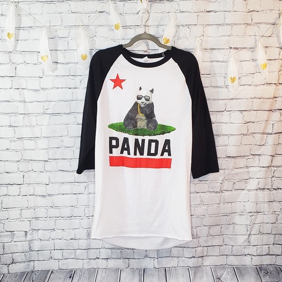 Other - Panda with Gold Chain and Sunglasses Graphic Shirt